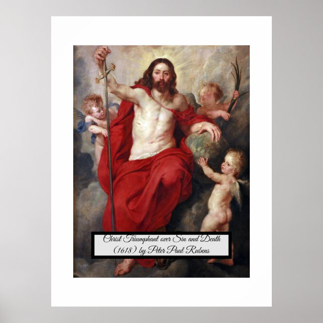 Affiche Christ triomphant de la mort (Devant)
