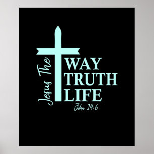 Affiche Christian Bible Verse John