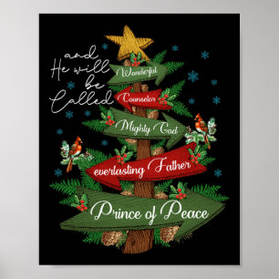 Affiche Christian Christmas Il Sera Appelé Merveilleux Co