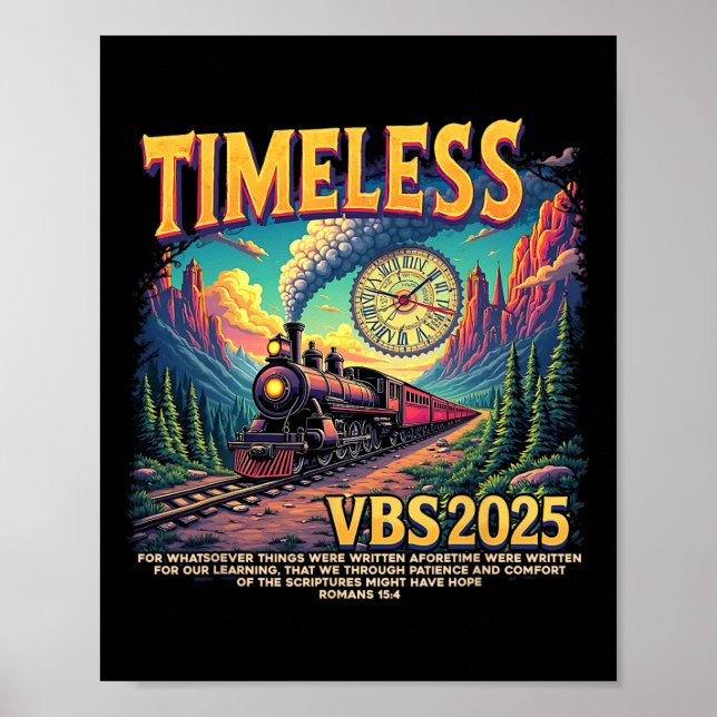 Affiche Christian Été Timeless Vbs 2025 Nous À travers Pat (Devant)