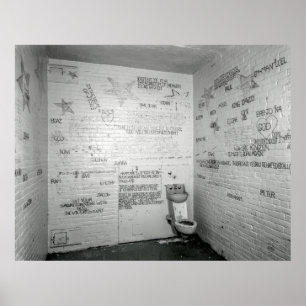 AFFICHE CHRISTIAN JAIL CELL GRAFFITI
