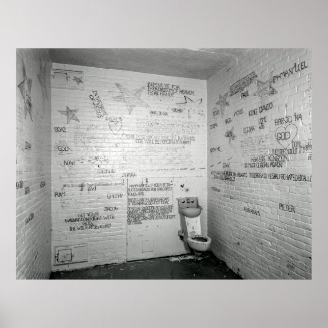 AFFICHE CHRISTIAN JAIL CELL GRAFFITI (Devant)