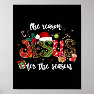 Affiche Christian Jesus La Raison Noël Fête Saison Chr