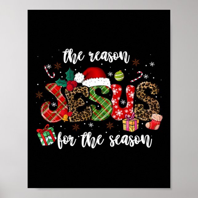 Affiche Christian Jesus La Raison Noël Fête Saison Chr (Devant)