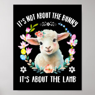 Affiche Christian Jésus Pâques Pas À Propos Du Lapin Flora