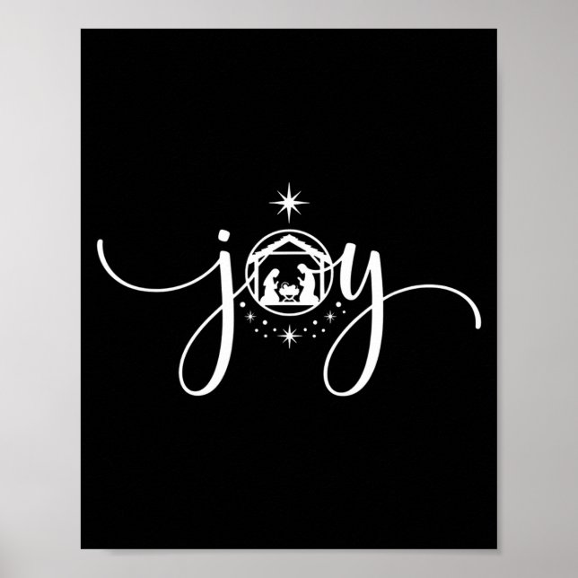 Affiche Christian Joy Nativity Christmas - joy' With Baby  (Devant)
