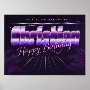 Affiche Christian Name