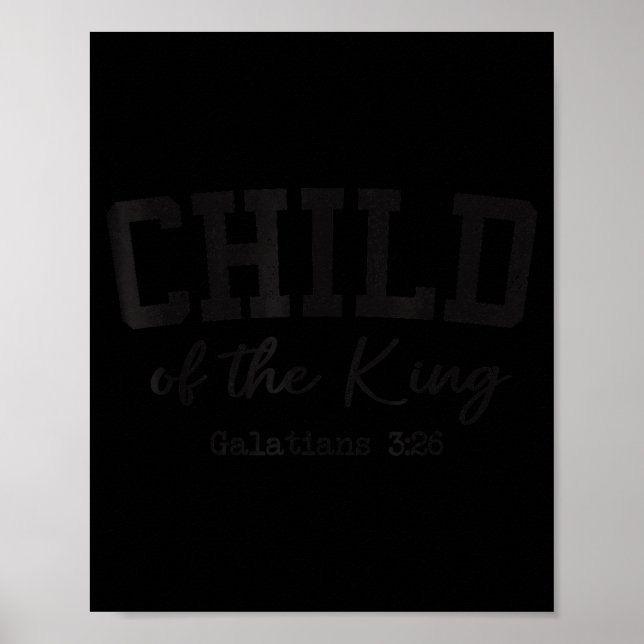 Affiche Christian Shirts Women Men Child Of The King Worsh (Devant)