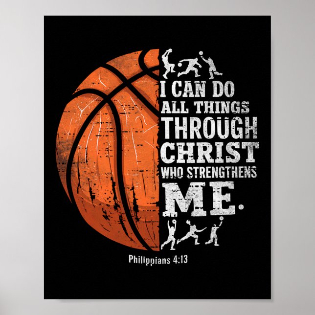 Affiche Christian Sketll I Can Do All Things Religious Fai (Devant)