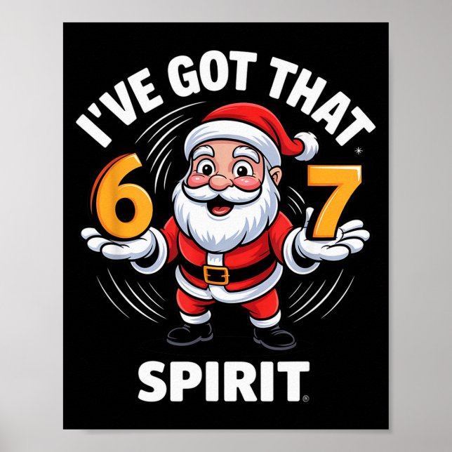 Affiche Christmas 67 Funny Xmas Six Seven Ugly Sweater 6-7 (Devant)