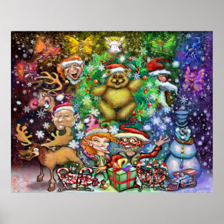 Affiche Christmas Bear