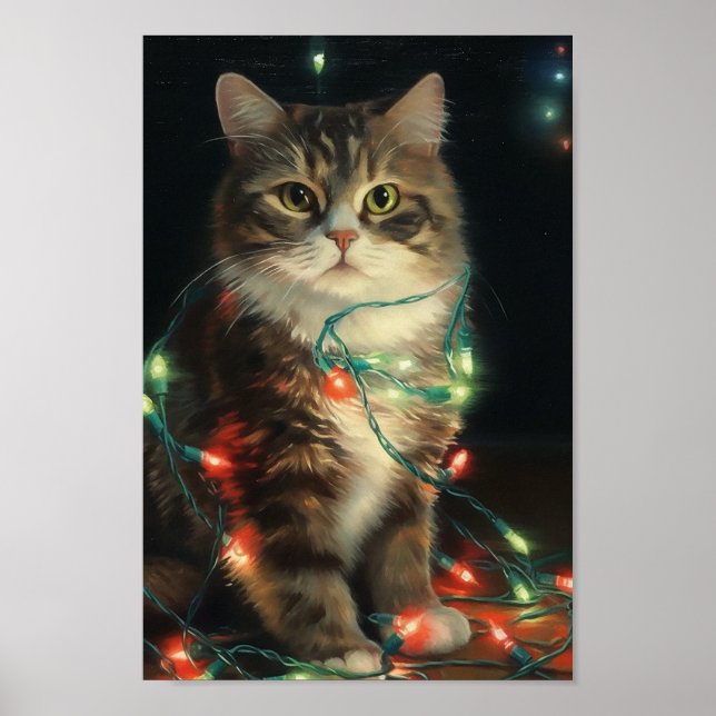 Affiche Christmas Cat (Devant)