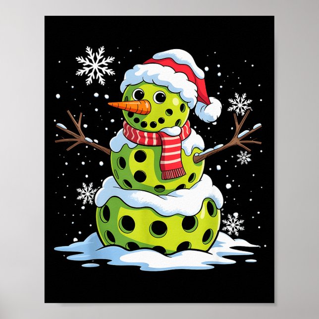 Affiche Christmas Ckleball Snowman Christmas Women Men Kid (Devant)