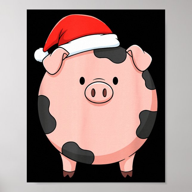 Affiche Christmas Cute G Round Nk G Holiday Art  (Devant)