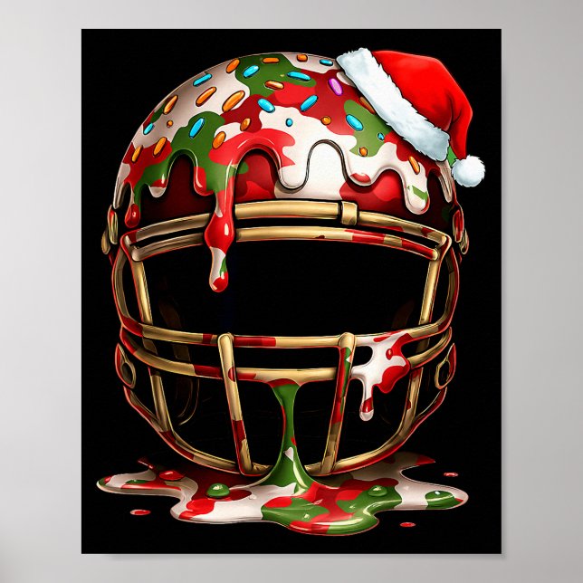 Affiche Christmas Football Drip Boys Ice Cream Drip Camo S (Devant)