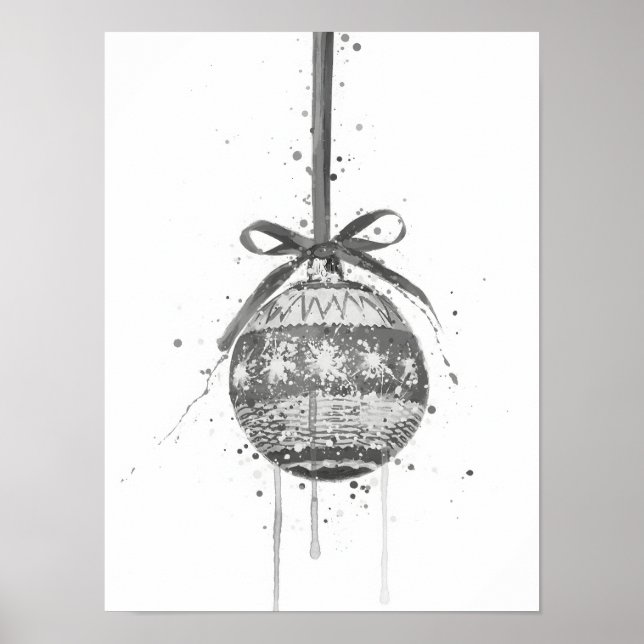 Affiche Christmas Gift Christmas Bauble (Devant)