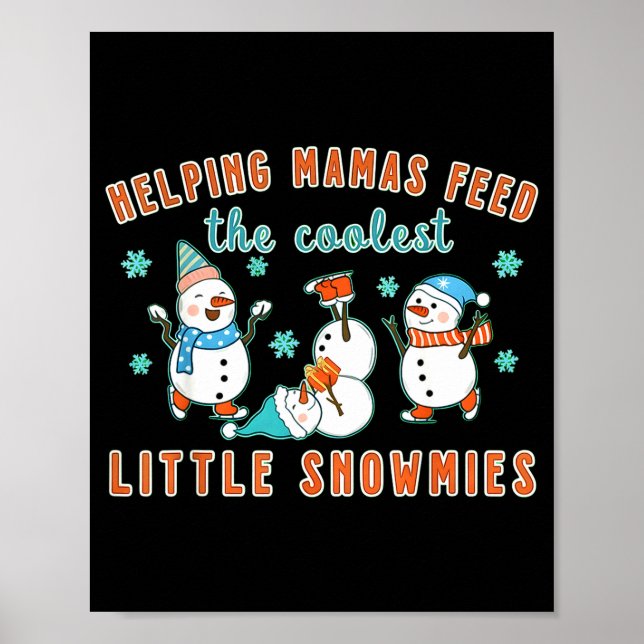 Affiche Christmas Lactation Consultant Lactation Nurse Lac (Devant)