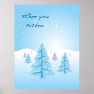 Affiche Christmas Landscape