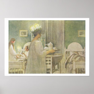 Affiche Christmas Morning, pub. in 'Laissez la lumière hin