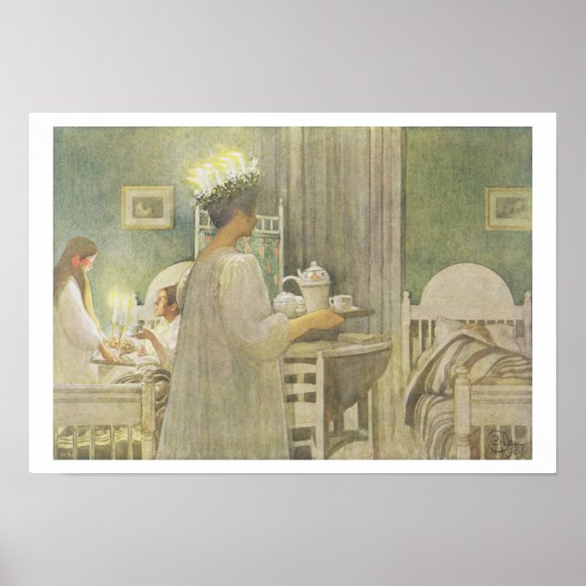 Affiche Christmas Morning, pub. in 'Laissez la lumière hin (Devant)