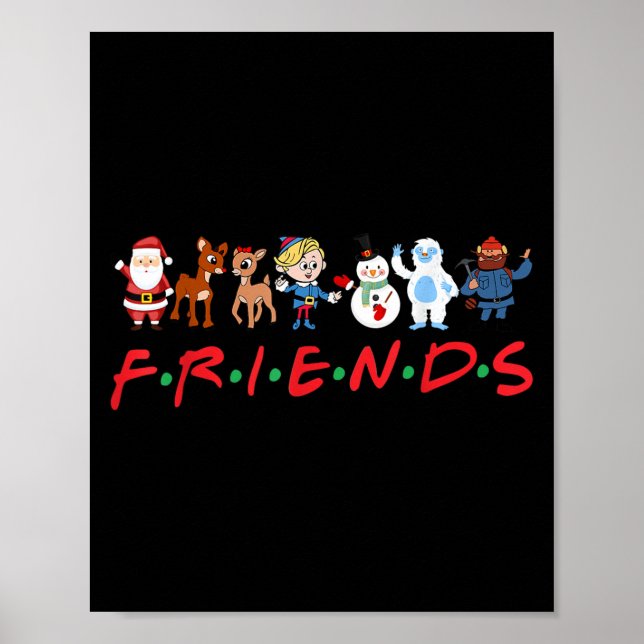 Affiche Christmas Movie Character Costume Kids Friends Chr (Devant)