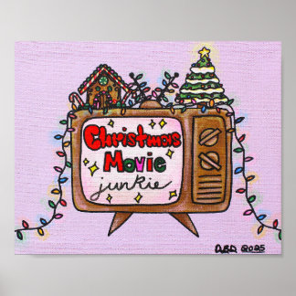 Affiche Christmas Movie Junkie 2025 10x8