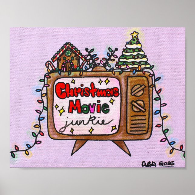 Affiche Christmas Movie Junkie 2025 10x8 (Devant)