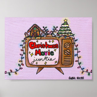 Affiche Christmas Movie Junkie 2025 - 5x7