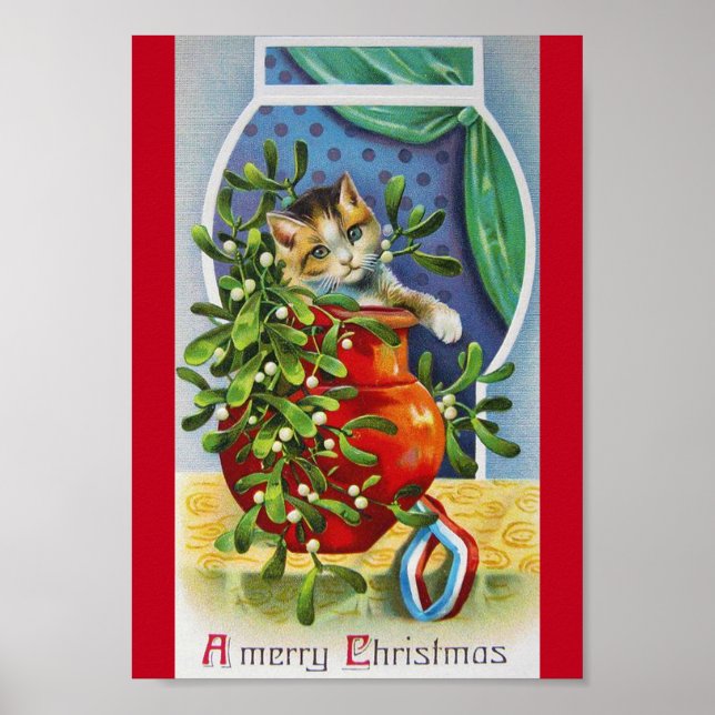 Affiche Christmas, Noel Kitten (Devant)