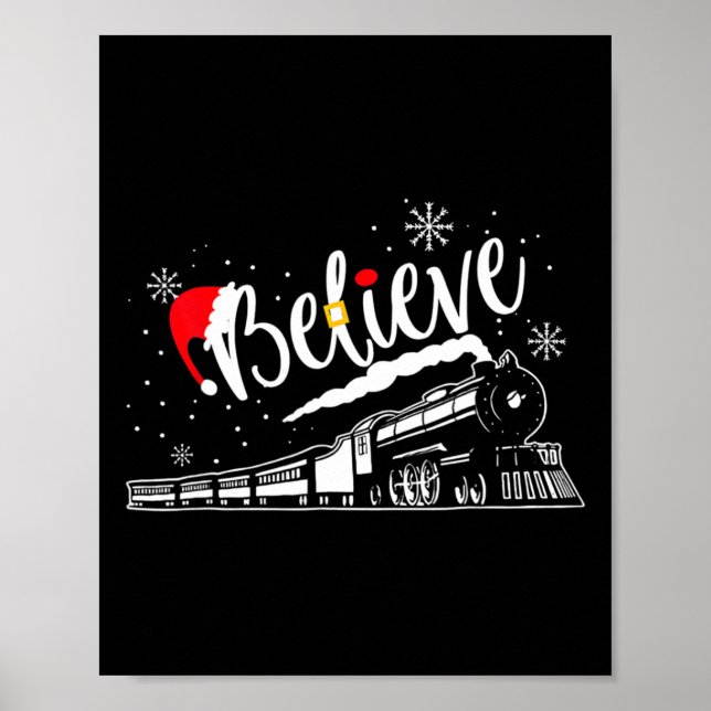 Affiche Christmas North Pole Polar Express All Abroad Xmas (Devant)