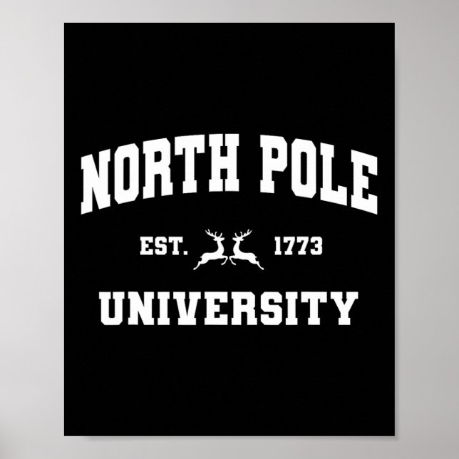 Affiche Christmas North Pôle Université Père Noël Atelier  (Devant)