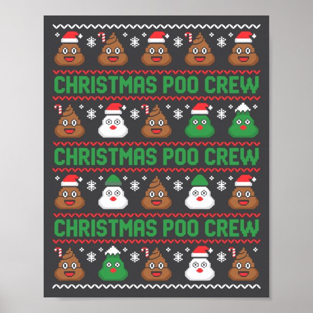 Affiche Christmas O Crew Xelated Ugly Christmas Pajamas Op (Devant)