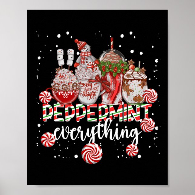 Affiche Christmas Peppermint Everything Coffee Chocolate M (Devant)
