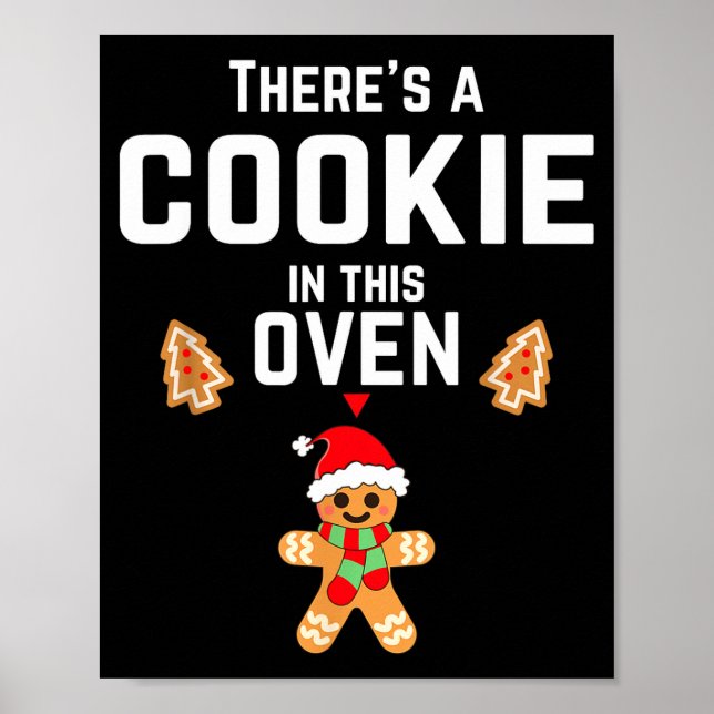 Affiche Christmas Pregnancy Announcemen Mommy Mom To Be  (Devant)