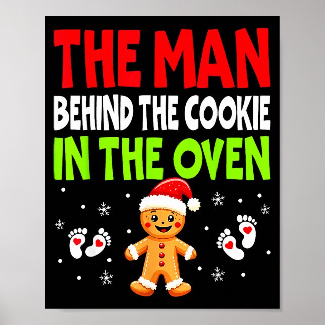 Affiche Christmas Pregnancy The Man Behind The Cookie In T (Devant)