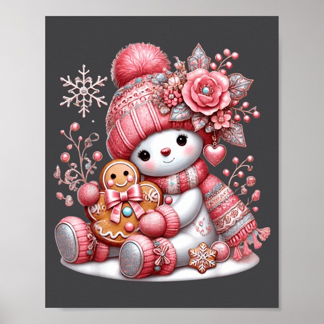 Affiche Christmas Snowperson  (Devant)