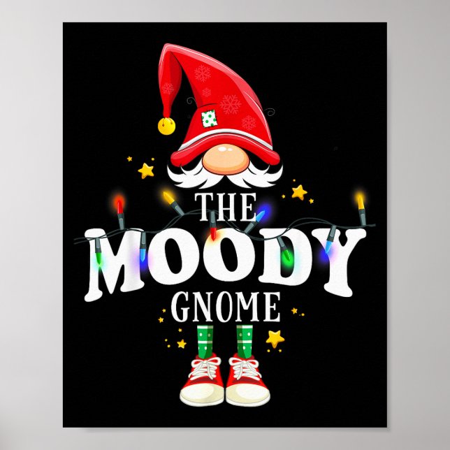 Affiche Christmas The Moody Gnome X-mas Matching Pjs  (Devant)