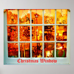 Affiche christmas window