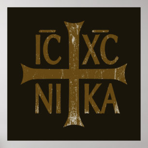 Affiche Christogram ICHC NIKA