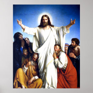 Affiche Christus Consolator par Carl Bloch