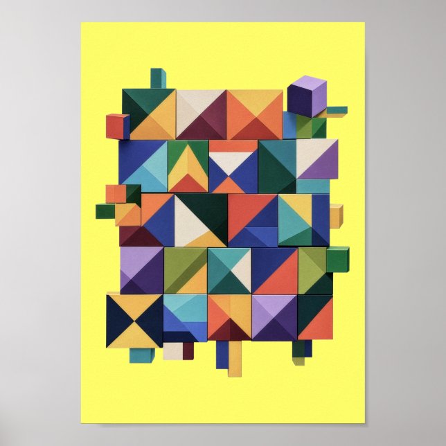 Affiche Chromatic Structure (Devant)