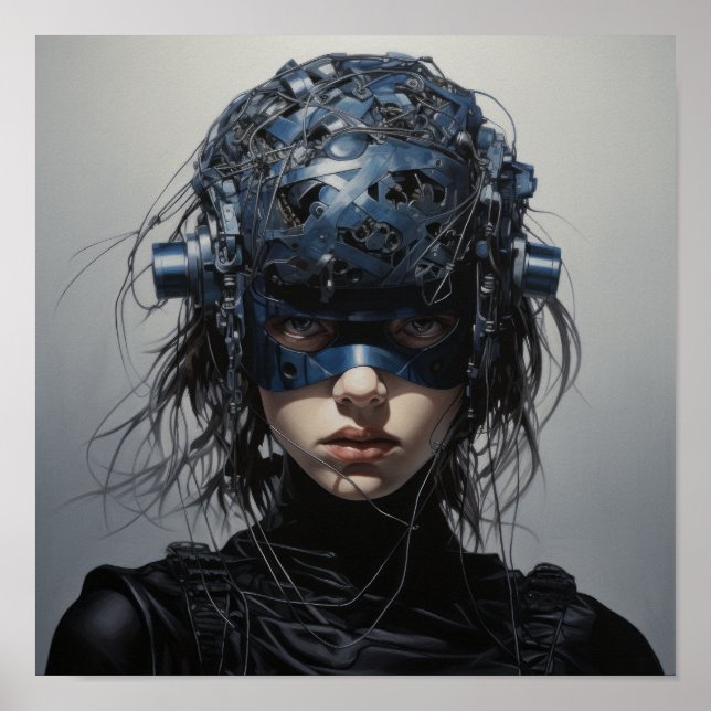 Affiche Chroniques de la vaillance : La superhéroïne futur (Devant)