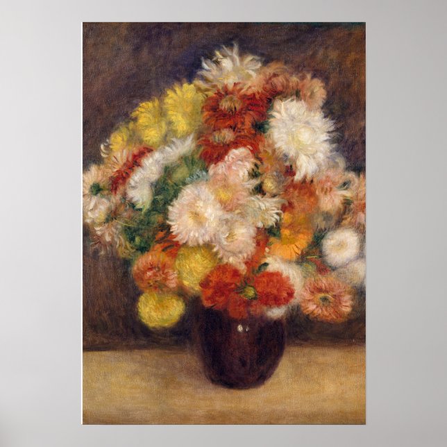 Affiche Chrysanthèmes (Devant)