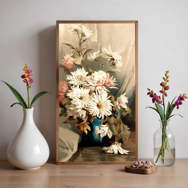 Affiche Chrysanthèmes n° 5 (Créateur téléchargé)