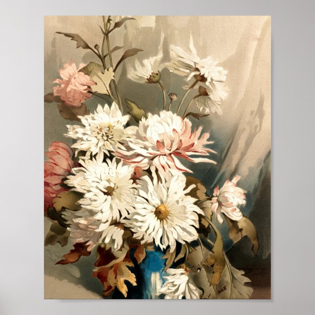 Affiche Chrysanthèmes n° 5 (Devant)
