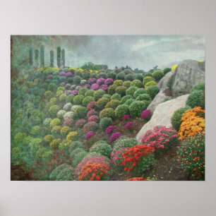 Affiche Chrysanthemum Hill Ott's Greenhouse Pennsylvania