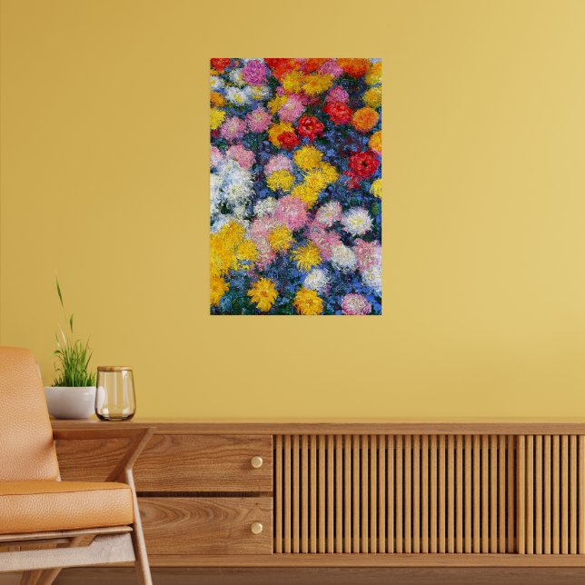 Affiche Chrysanthemums by Claude Monet (Salon 2)