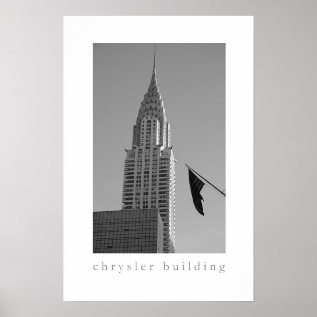 Affiche Chrysler Building (Devant)