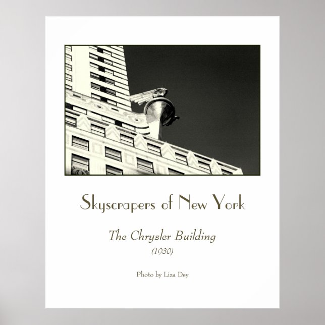 Affiche Chrysler Building (Détail) (Devant)