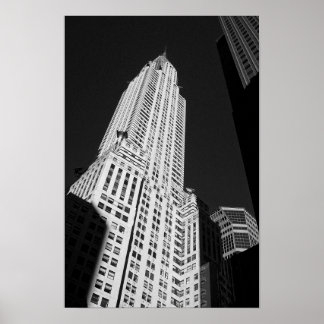 Affiche Chrysler Building New York Amérique